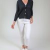 Women Jump | Jump Seam Detail Cardi In Ink