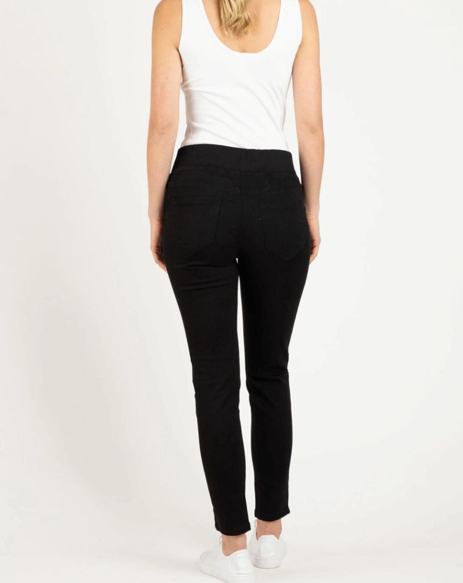 Women Betty Basics | Betty Basics Miller Stretch Jean In Black