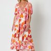 Women Hammock & Vine | Hammock & Vine Miami Dress In Melon