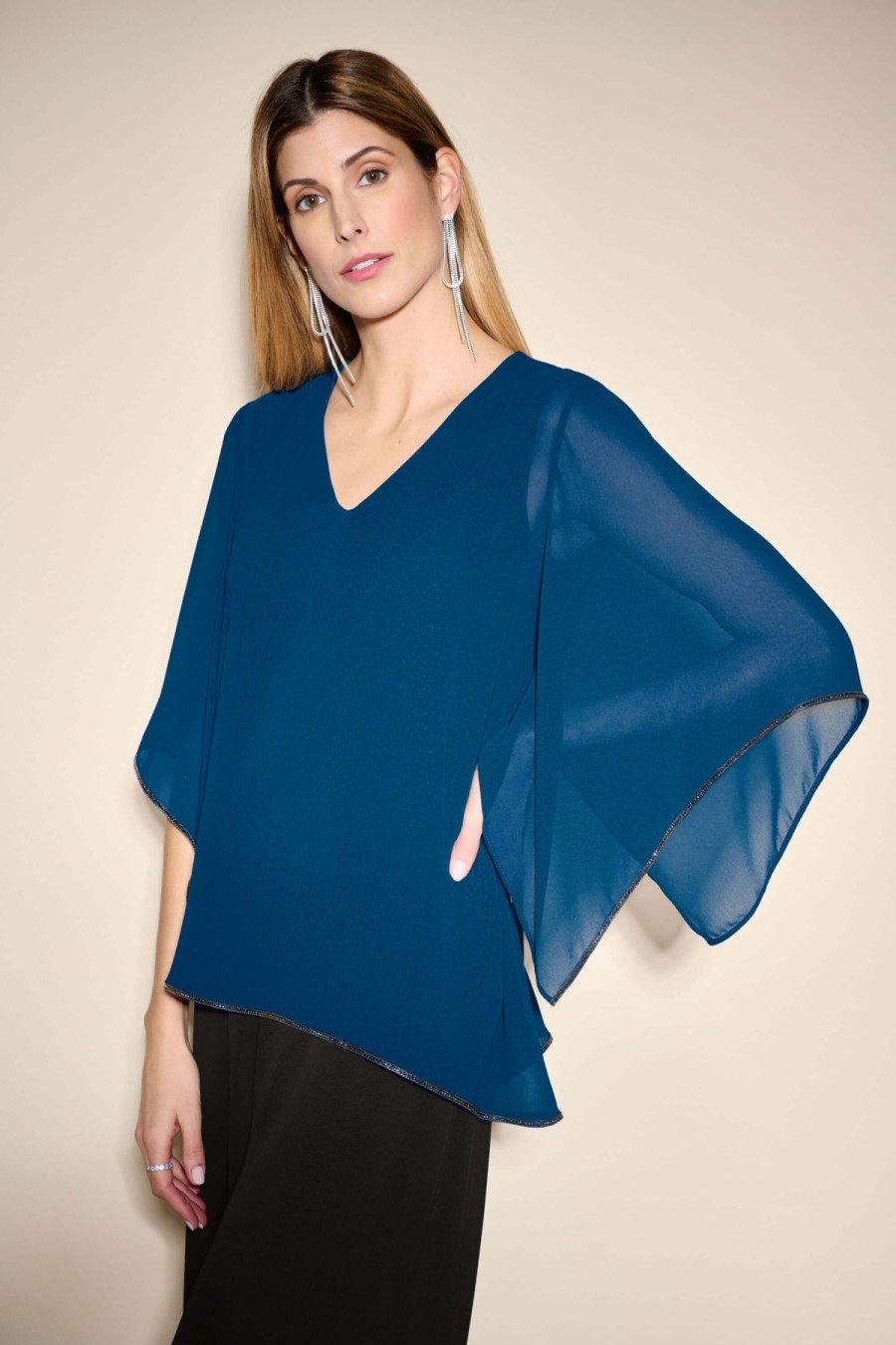 Women Joseph Ribkoff | Signature By Joseph Ribkoff Top In Nightfall 233781