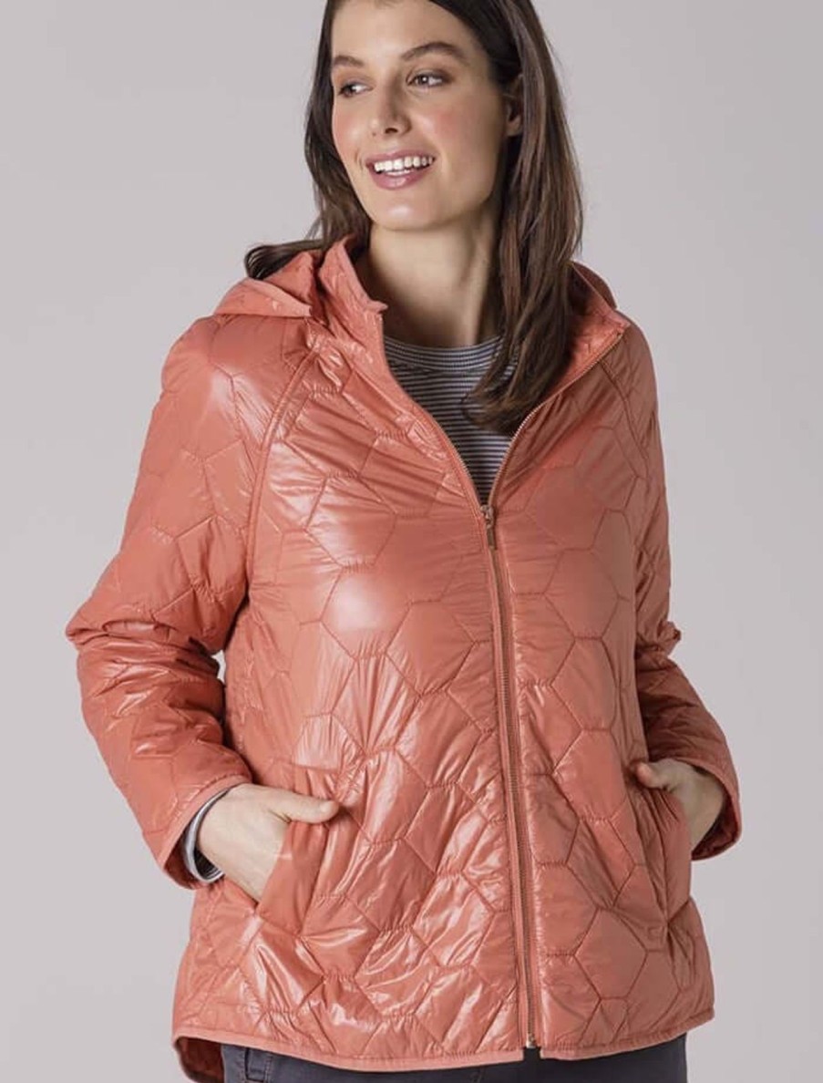 Women Yarra Trail | Yarra Trail Quilted Jacket In Terracotta