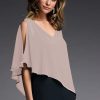 Women Joseph Ribkoff | Signature By Joseph Ribkoff Cape Top In Sand 223738