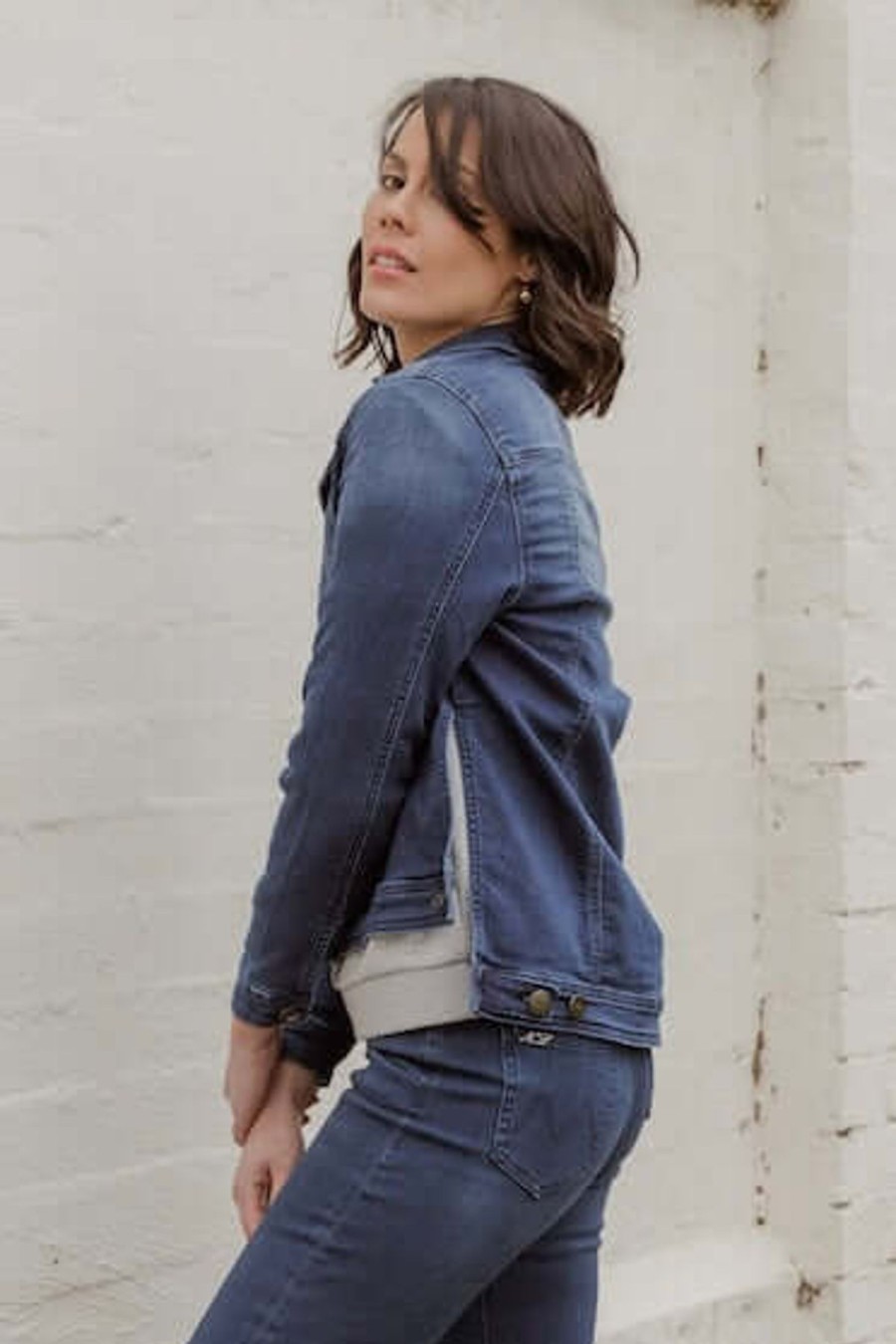 Women New London Jeans | New London Lorry Jacket In Denim