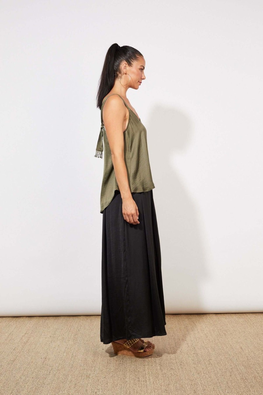 Women Haven | Haven Barbados Tie Tank In Khaki