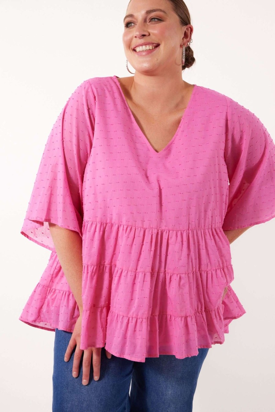 Women Isle of Mine | Isle Of Mine Soiree Relax Top In Camelia