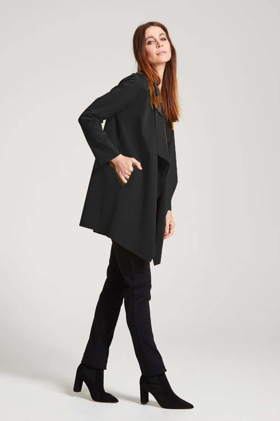 Women Philosophy | Philosophy Zero Raw Jacket In Black