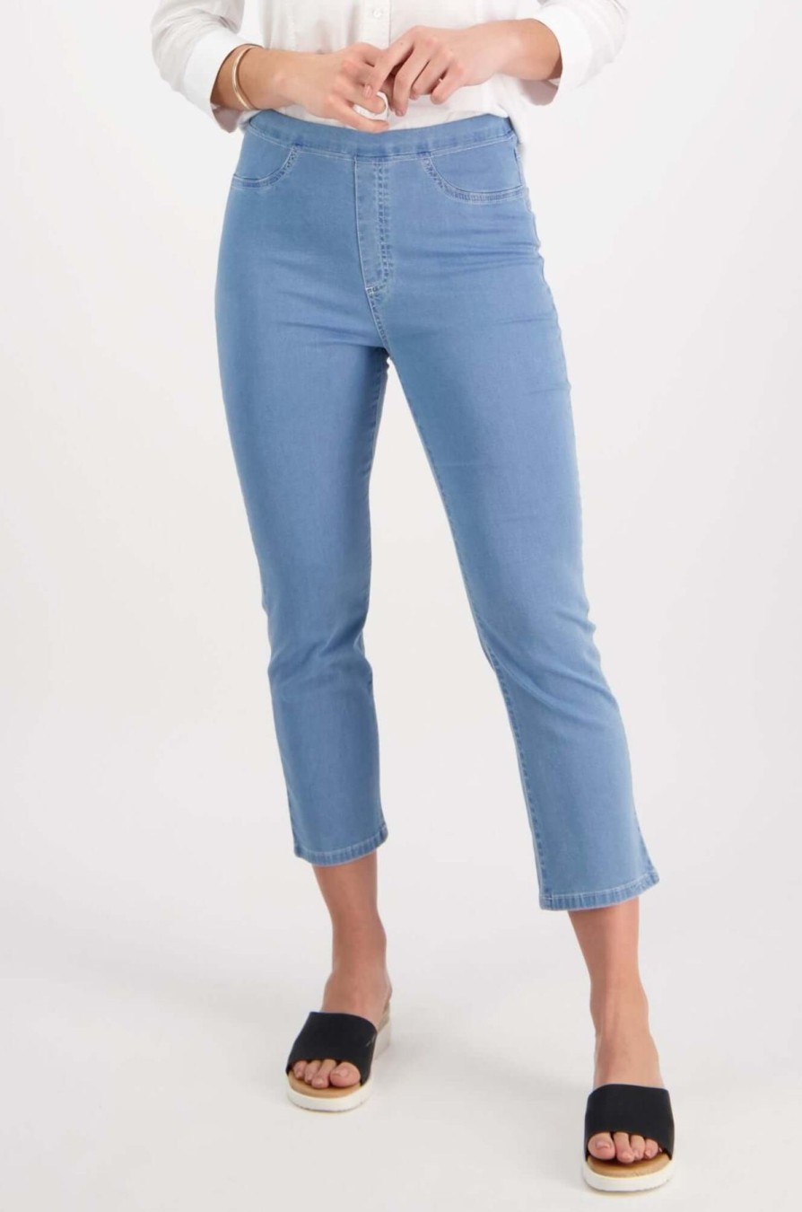 Women Vassalli | Vassalli Straight Leg Jean In Ice