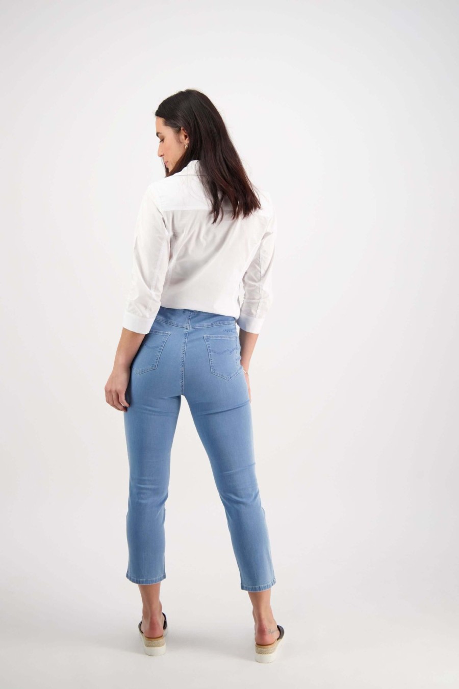 Women Vassalli | Vassalli Straight Leg Jean In Ice