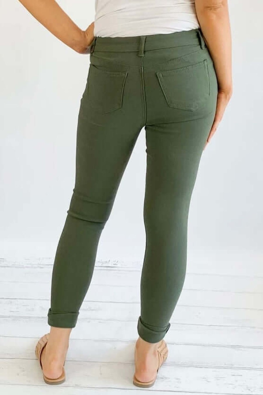 Women Wakee | Wakee Stretch Jean In Khaki