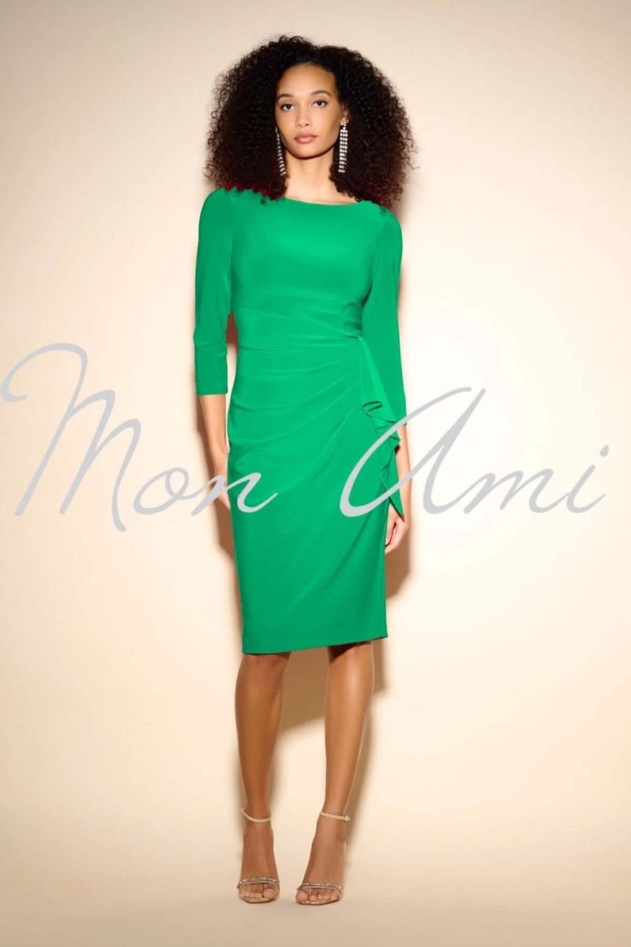 Women Joseph Ribkoff | Signature By Joseph Ribkoff Dress In True Emerald 233703