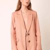 Women Esmaee' | Esmaee' Kingsley Blazer In Rust