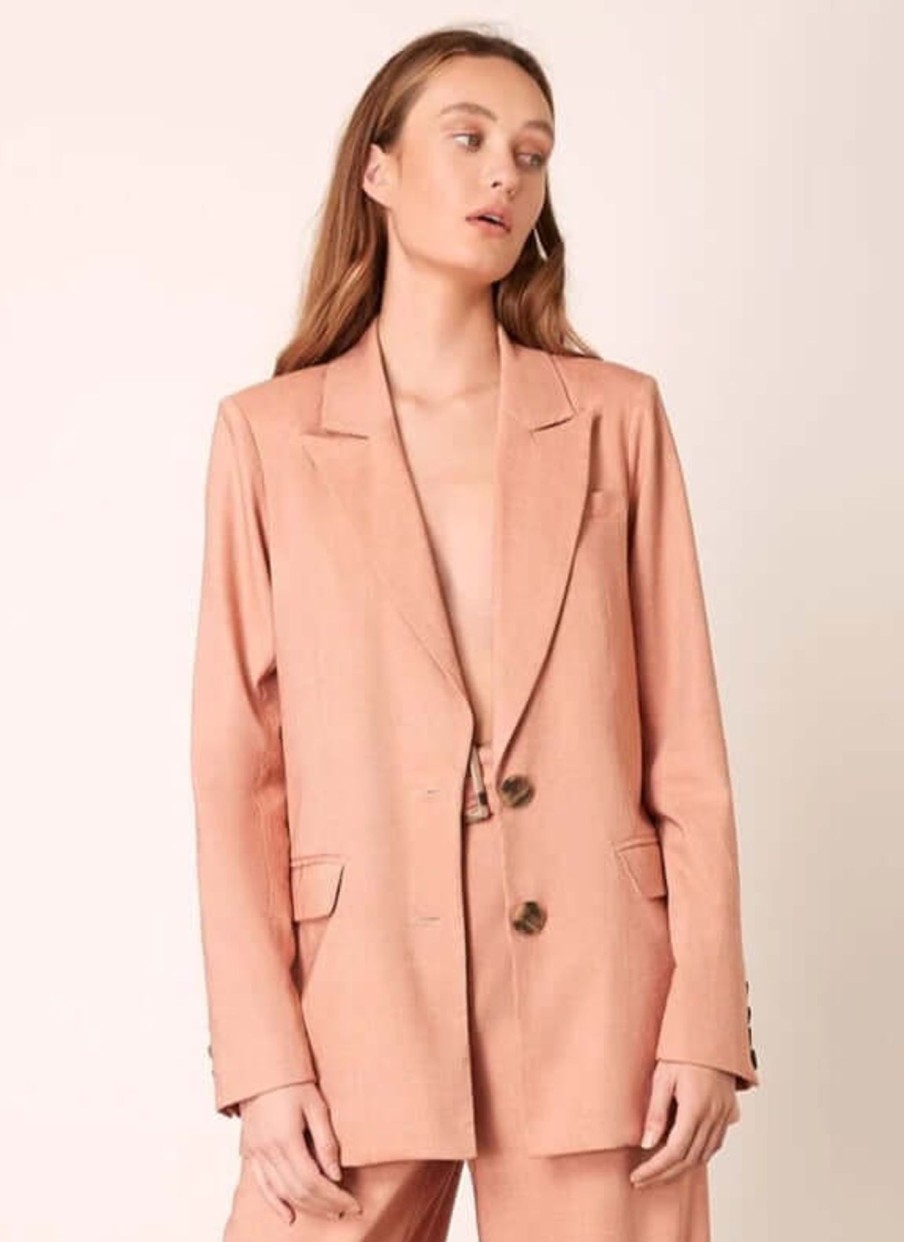 Women Esmaee' | Esmaee' Kingsley Blazer In Rust