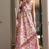 Women Sacha Drake | Sacha Drake Garden In The Sky Maxi In Pink Floral