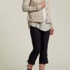 Women Tribal | Tribal Jeans Frayed Jacket In Mink