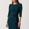 Women Joseph Ribkoff | Joseph Ribkoff Timeless Dress In Alpine Green 234290