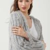 Women 365 Days | 365 Days Rabbit Fur Short Jacket In Silver