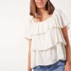 Women Isle of Mine | Isle Of Mine Flora Tiered Top In Lotus