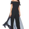 Women Zaliea | Zaliea Off The Shoulder Jumpsuit In Black