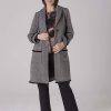 Women Yarra Trail | Yarra Trail Long Coat In Granite