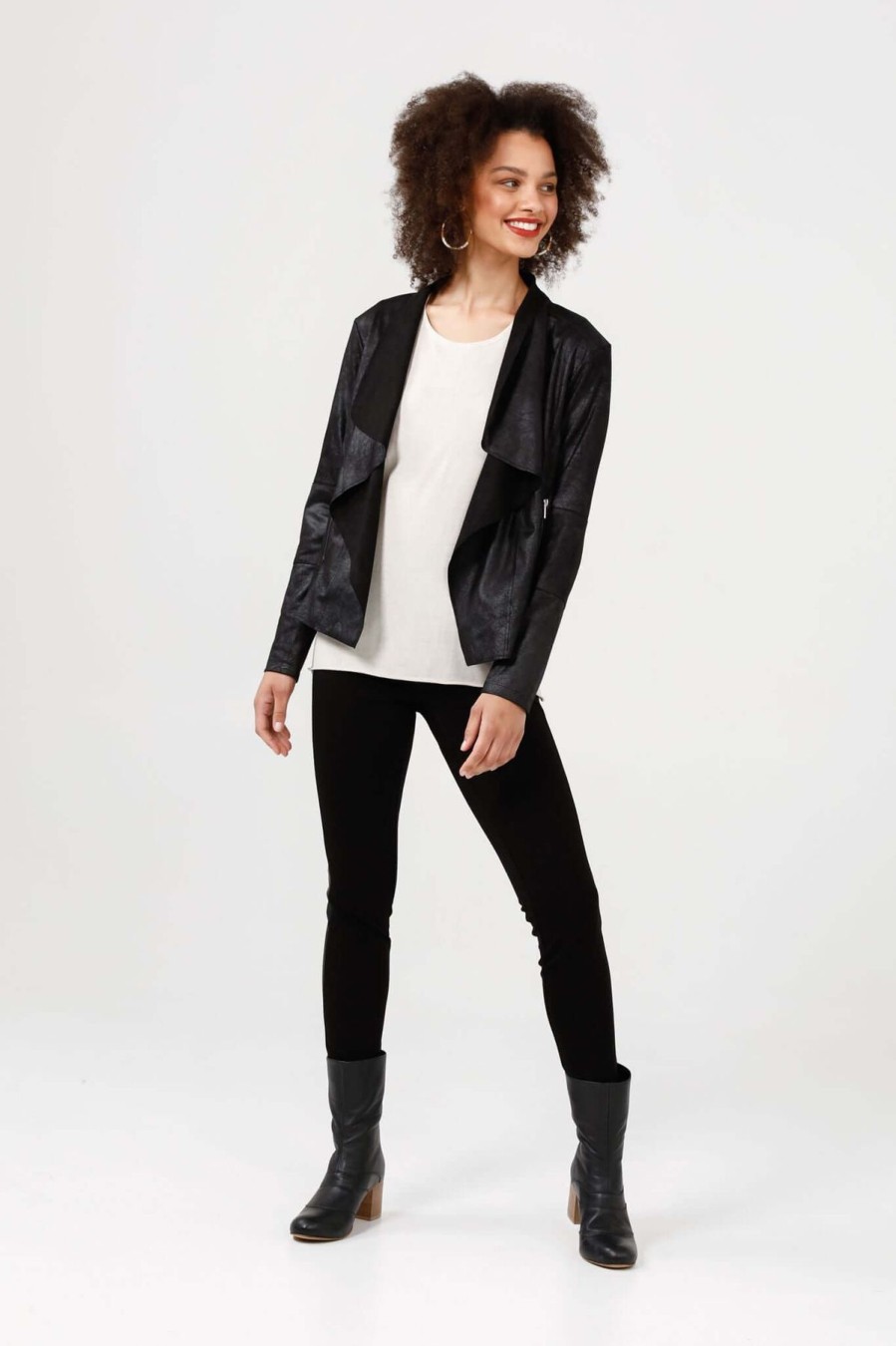 Women Brave + True | Brave + True Empire Black Jacket