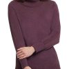 Women Tribal | Tribal Cowl Neck Sweater In Eggplant