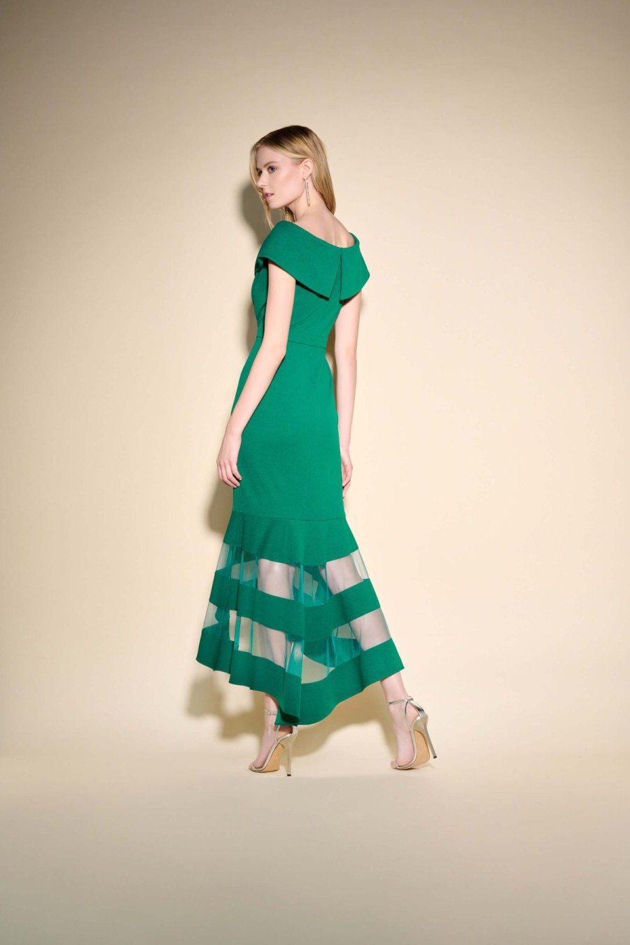 Women Joseph Ribkoff | Signature By Joseph Ribkoff Mermaid Gown In True Emerald 223743Tt