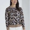 Women Marco Polo | Marco Polo Sweater In Brushed Animal