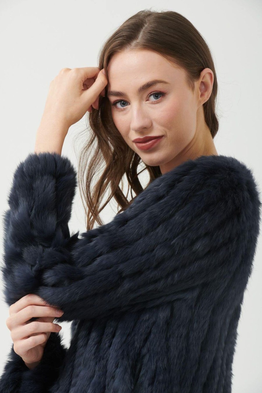 Women 365 Days | 365 Days Rabbit Fur Short Jacket In Midnight