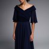 Women Joseph Ribkoff | Signature By Joseph Ribkoff Belle Dress In Midnight 231723