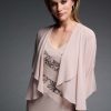 Women Joseph Ribkoff | Signature By Joseph Ribkoff Chiffon Cover Up In Sand 223764