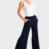 Women Joseph Ribkoff | Joseph Ribkoff Classic Palazzo Pant In Midnight 161096