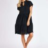 Women Lula Life | Lula Life Lorrie Dress In Black