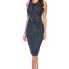 Women Zaliea | Zaliea Starlight Dress In Midnight