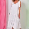 Women Eb & Ive | Eb & Ive La Vie Tie Maxi In Blanc