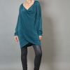 Women Eb & Ive | Eb & Ive Tyra Cowl Knit In Teal