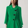 Women Joseph Ribkoff | Joseph Ribkoff Peplum Jacket In Kelly Green 233042