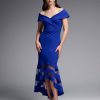 Women Joseph Ribkoff | Signature By Joseph Ribkoff Mermaid Gown In Royal Sapphire 223743Tt