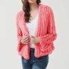 Women 365 Days | 365 Days Rabbit Fur Short Jacket In Flamingo