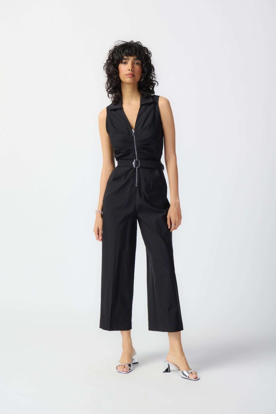 Women Joseph Ribkoff | Joseph Ribkoff Millennium Jumpsuit In Black 241101