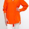 Women Ping Pong | Ping Pong Boyfriend Shirt In Orange