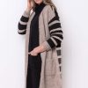 Women Jump | Jump Stripe Cardigan In Mouse & Black