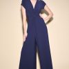 Women Joseph Ribkoff | Signature By Joseph Ribkoff Jumpsuit In Midnight 223702Tt