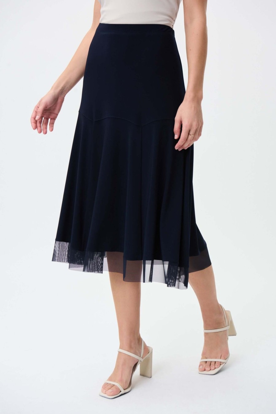 Women Joseph Ribkoff | Joseph Ribkoff Hamptons Skirt In Midnight 231223