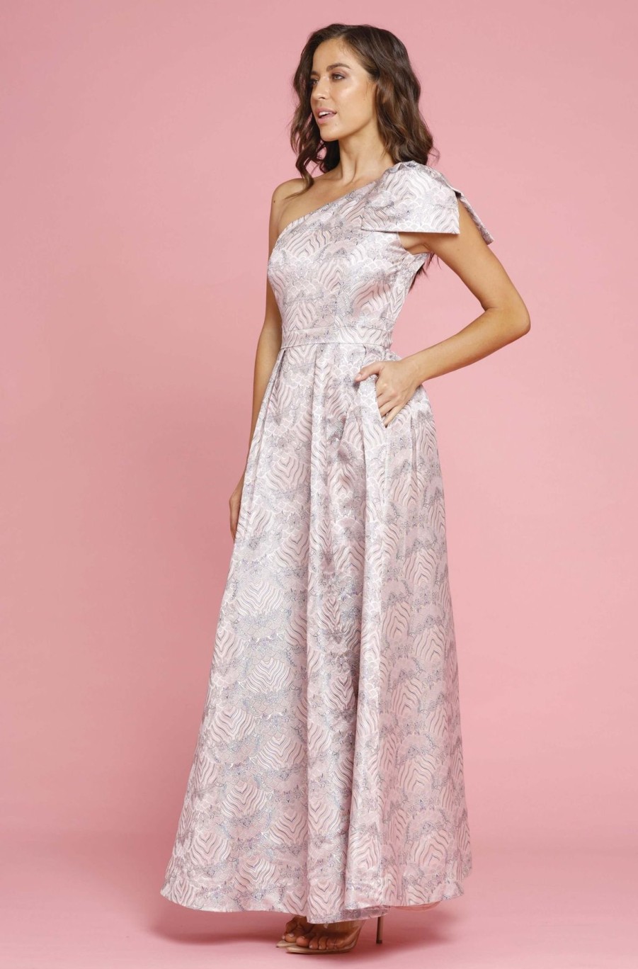 Women Romance | Romance Daisy Bow Maxi In Pink