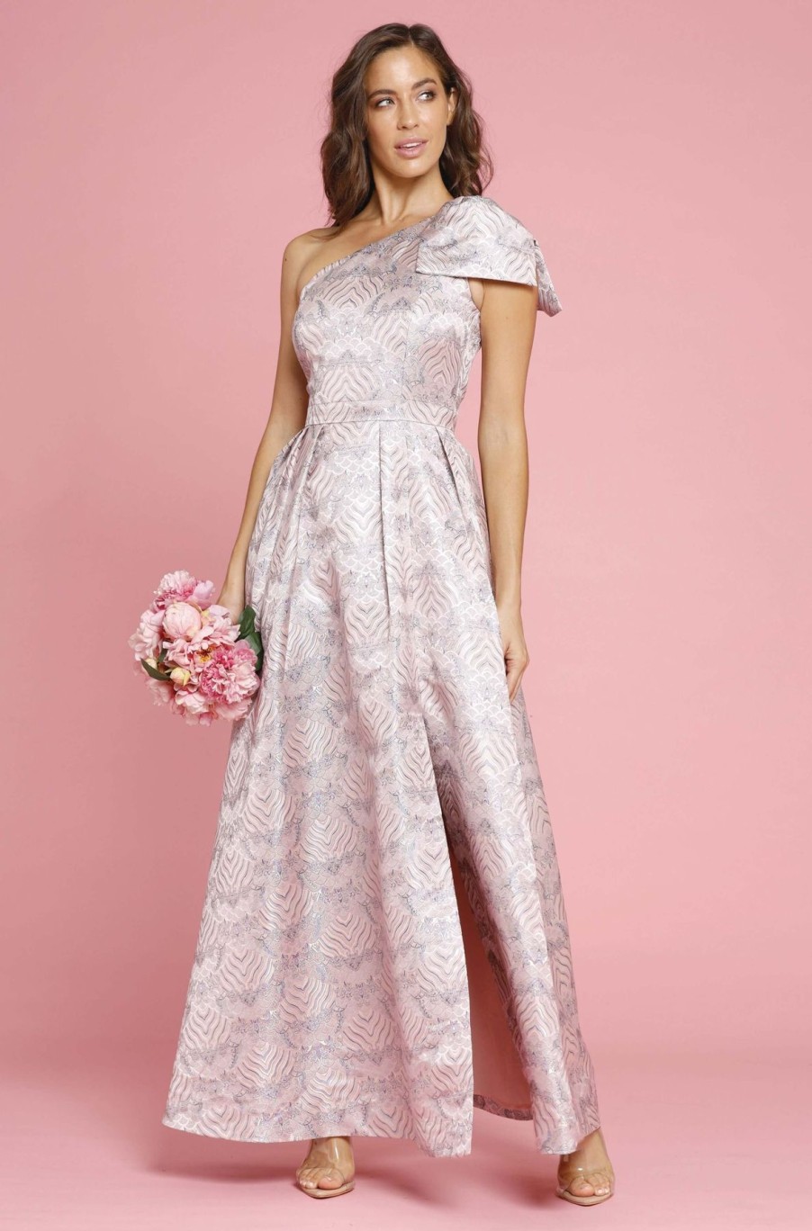 Women Romance | Romance Daisy Bow Maxi In Pink