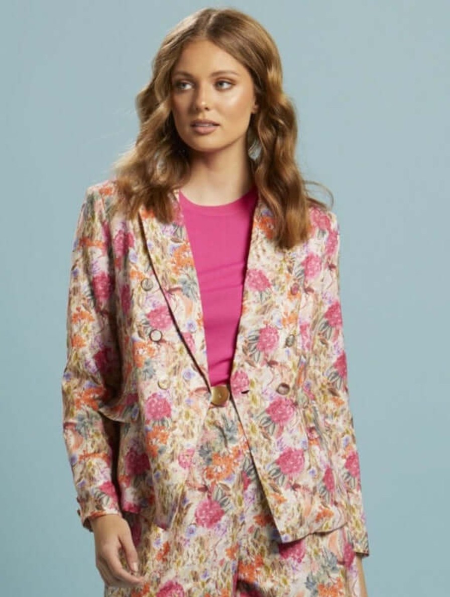 Women Fate & Becker | Fate & Becker Another Love Blazer In Vintage Floral