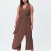 Women Joseph Ribkoff | Joseph Ribkoff Forever Blue Jumpsuit In Espresso 232247