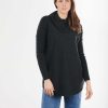 Women Bridge and Lord | Bridge & Lord Essential Curved Hem Knit In Black