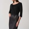 Women Joseph Ribkoff | Joseph Ribkoff Sheath Dress In Black Bronze 233120