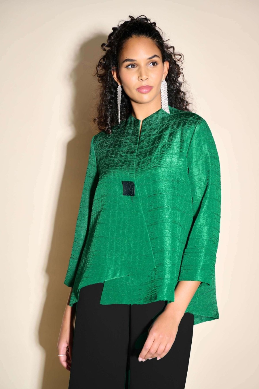 Women Joseph Ribkoff | Signature By Joseph Ribkoff Jacket In True Emerald 233792